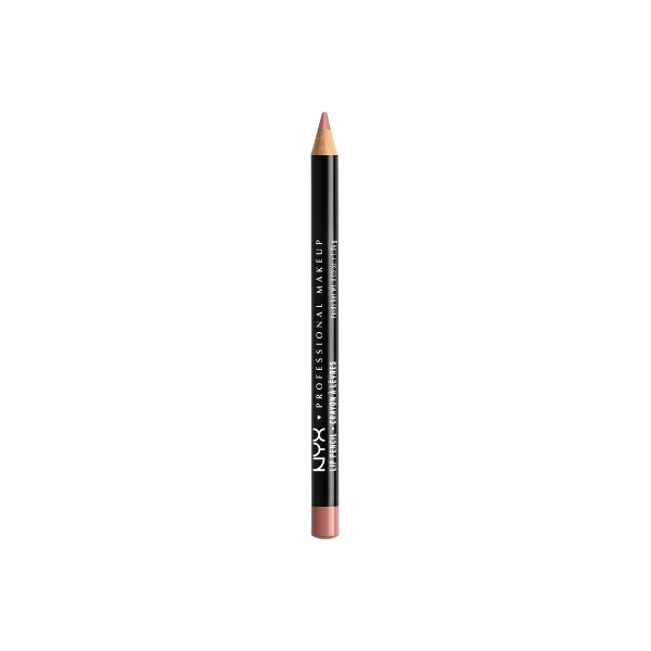 NYX Professional Makeup Slim Lip Pencil, Long-Lasting Creamy Lip Liner, Nude Pink, 0.03 oz