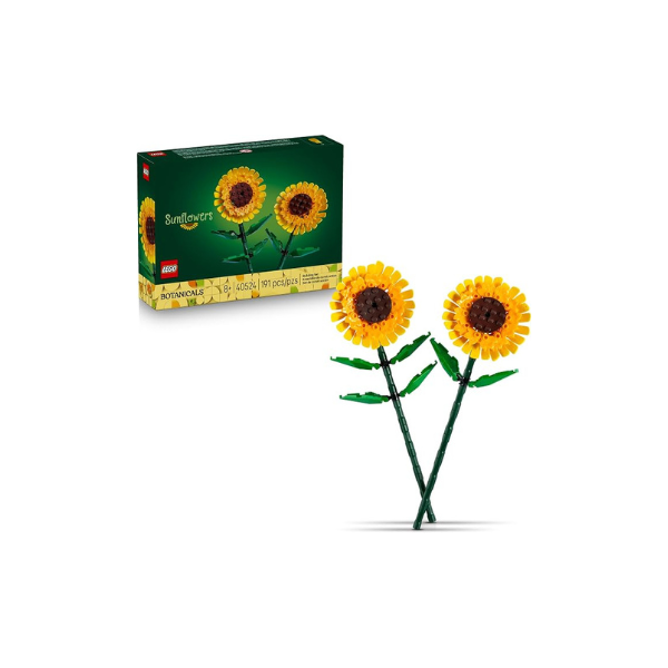 LEGO Sunflowers Building Toy for Kids, Girls and Boys Ages 8+ - Artificial Sunflowers for Home Decor and Display - Birthday Gift Idea for Lovers of Plants & Flowers - 40524