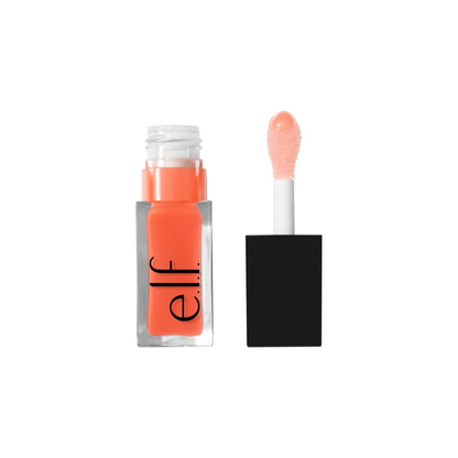 e.l.f. Glow Reviver Lip Oil, Coral Fixation, 0.25 fl. oz.
