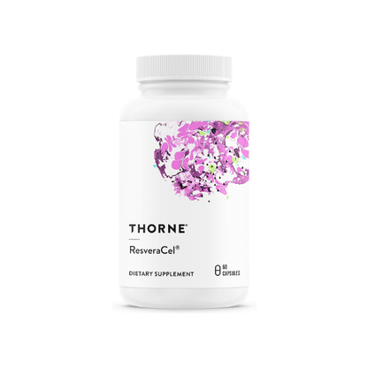 THORNE ResveraCel, NR, Quercetin, Resveratrol & Betaine, 60 Capsules