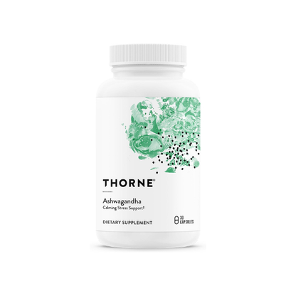 THORNE Ashwagandha, Highly Concentrated Shoden Extract, 30 Capsules