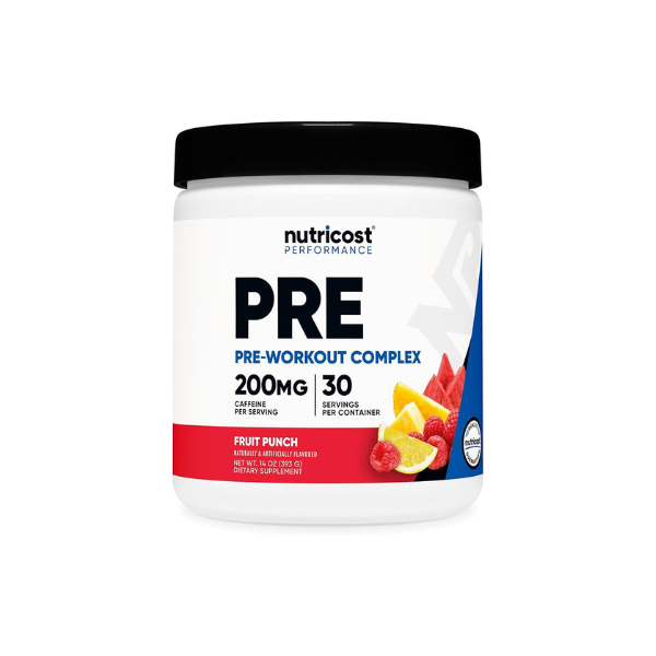 Nutricost Pre-Workout Complex Powder (Fruit Punch) 30 Servings