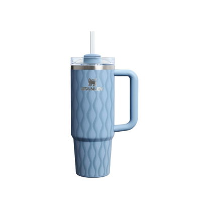 STANLEY Quencher H2.0 Flow State Tumbler, 30 oz, Slate Blue Drift