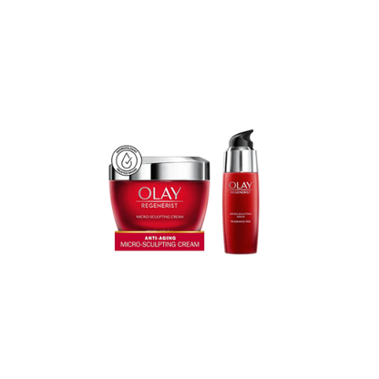 Olay Regenerist Moisturizer and Face Serum Set, Skin Care Bundle