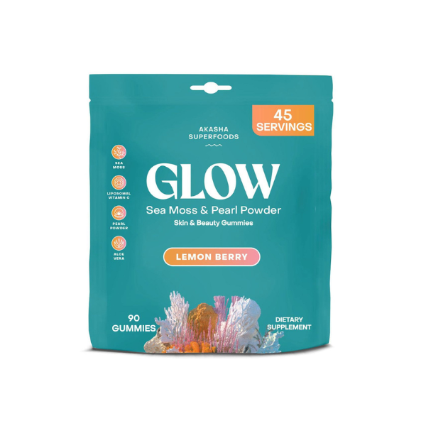 Akasha Superfoods Sea Moss Glow Gummies, 90ct.