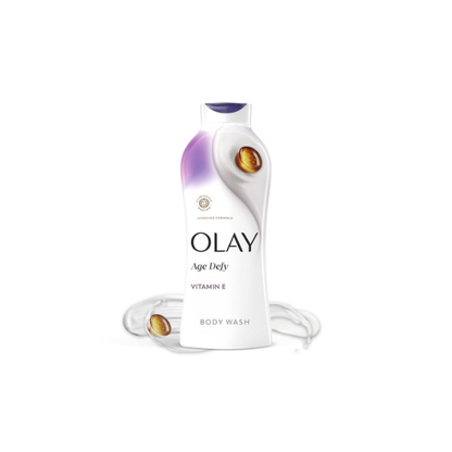 Olay Ultra Moisture Body Wash, Age Defy, Vitamin B3 & Hyaluronic, 22 fl oz