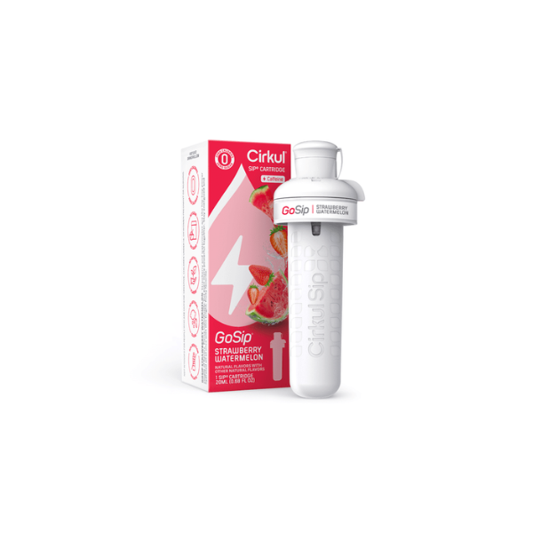 Cirkul GoSip Strawberry Watermelon Flavor Cartridge, Drink Mix, 1-Pack