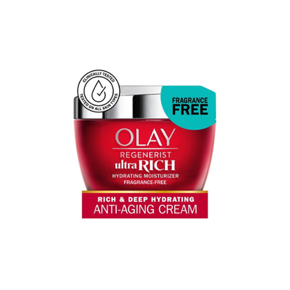 Olay Regenerist Ultra Rich Face Moisturizer, Fragrance-Free, 1.7 Oz
