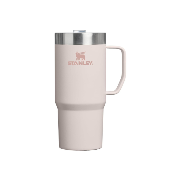 STANLEY The Everyday Suburban Mug | 16 oz | Drink Through Lid | Cup for Coffee, Tea and Drinks | Insulated Stainless Steel Coffee Mug | BPA-Free | Rose Quartz