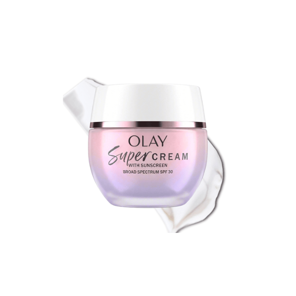 Olay Face Moisturizer, Super Cream SPF 30, Hydrating & Brightening w/ Niacinamide 1.7 fl oz