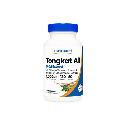 Nutricost Tongkat Ali 1,000mg 120 Capsules, Gluten Free, GMO-Free