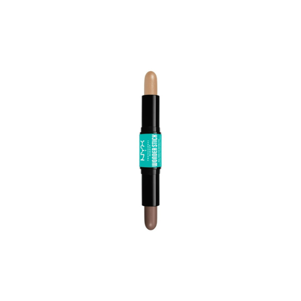 NYX Professional Makeup Wonder Stick, Cream Highlight and Contour Stick, Fair to Medium, 0.14 oz