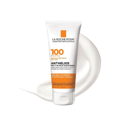 La Roche-Posay Anthelios Melt-In Milk Sunscreen for Face & Body SPF 100