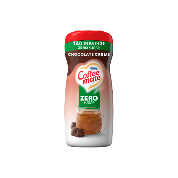 Nestle Coffee Mate, Chocolate Crème Zero-Sugar Powdered Coffee Creamer, 10.2 oz