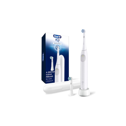 Oral-B iO2 Electric Toothbrush, Rechargeable, Travel Edition, Includes Travel Case, Pure White
