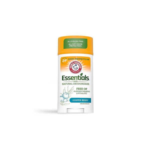 ARM & HAMMER Essentials Deodorant, Juniper Berry, Made with Natural Deodorizers, 2.5 oz
