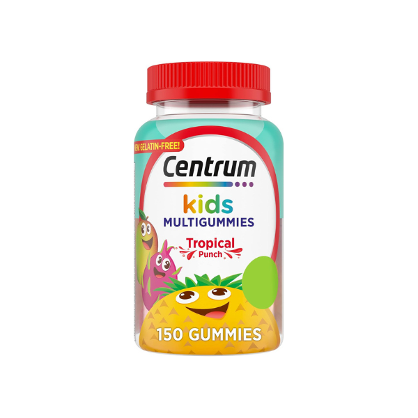 Centrum Kids Multivitamin Gummies, Tropical Punch Flavor, 150 Tablets