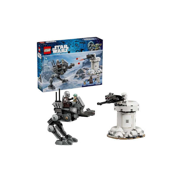 LEGO Star Wars AT-RT Attack - Building Toy for Boys & Girls, Ages 7+ - with The Mandalorian & Grogu Minifigures - Playset for Kids - Gift for Birthdays - 75444