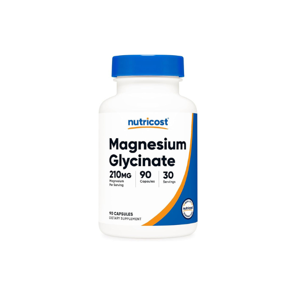 Nutricost Magnesium Glycinate Capsules, 90 Capsules, 210mg Per Serving