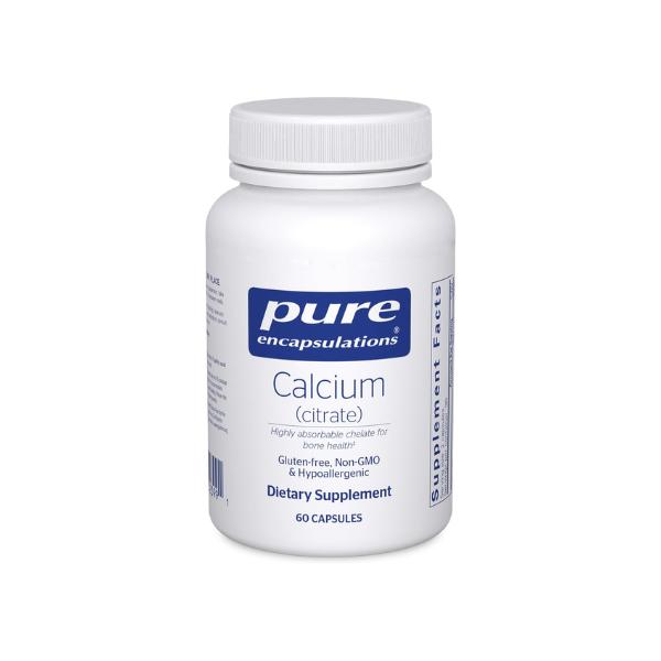 Pure Encapsulations Calcium (Citrate), 60 Capsules