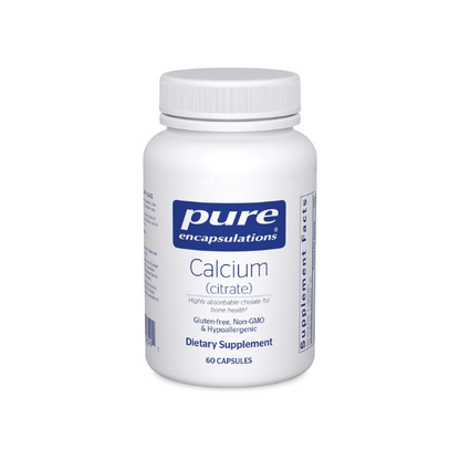 Pure Encapsulations Calcium (Citrate), 60 Capsules