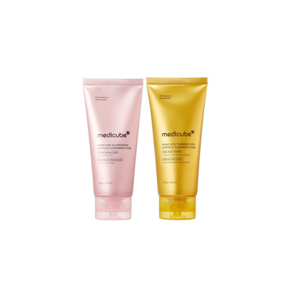 medicube Tone Correcting Cleanser Duo - PDRN & Kojic Acid Capsule Foam
