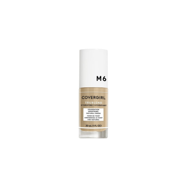 COVERGIRL TruBlend Oil-free Liquid Foundation, M-6 Perfect Beige, 1 fl oz