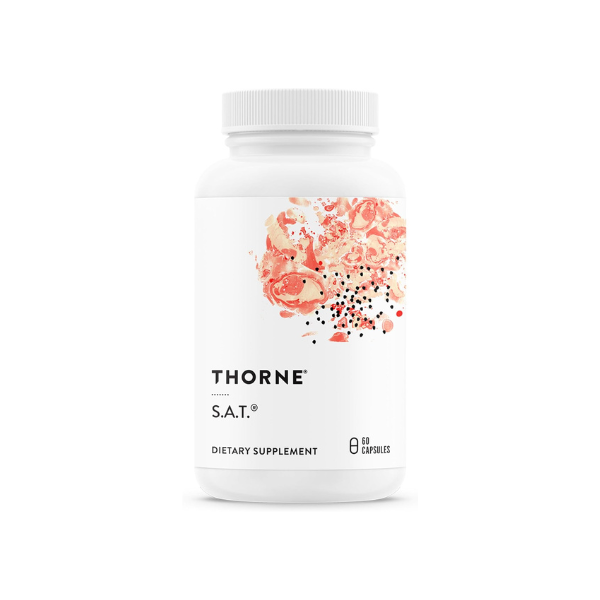 THORNE S.A.T., Milk Thistle, Curcumin Phytosome & Artichoke, 60 Capsules