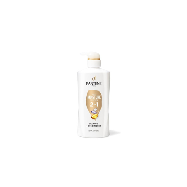 Pantene Pro-V Daily Moisture Renewal 2 in 1 Shampoo and Conditioner, 17.9 fl oz