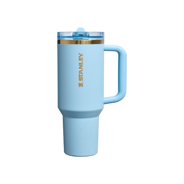STANLEY Quencher ProTour Flipstraw Tumbler, 40 oz, Messi Striker Blue