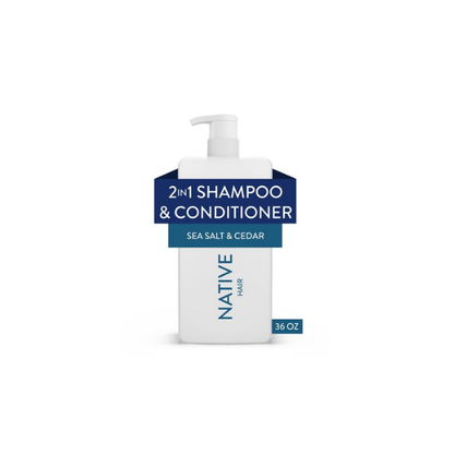 Native Full and Thick 2-in-1 Shampoo and Conditioner Sea Salt and Cedar 36 fl oz