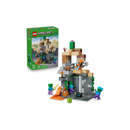 LEGO Minecraft Zombie Dungeon Building & Pretend Play Toy for Boys & Girls - Video Game Playset & Toy Figures for Kids, Ages 8+ - W/Wandering Wastelands Minifigure - Gift Idea for Birthdays - 21587