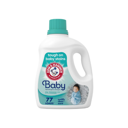 ARM & HAMMER Baby Hypoallergenic Laundry Detergent Liquid, 100.5 Fl Oz