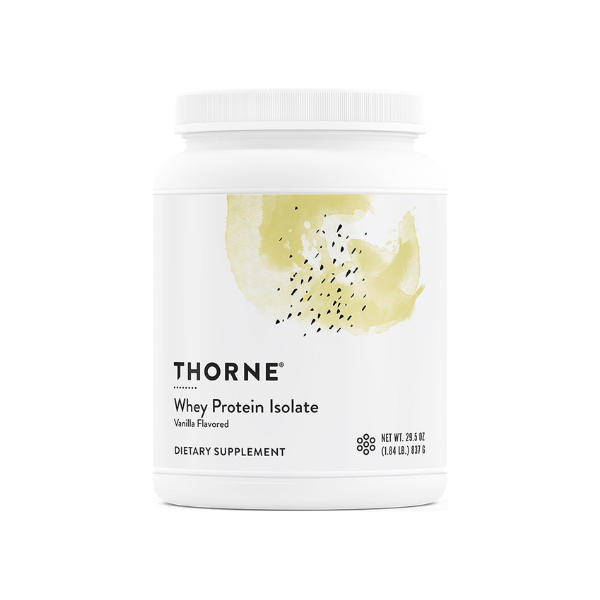Thorne Whey Protein Isolate, Balanced Amino Acids Profile, 30 Servings