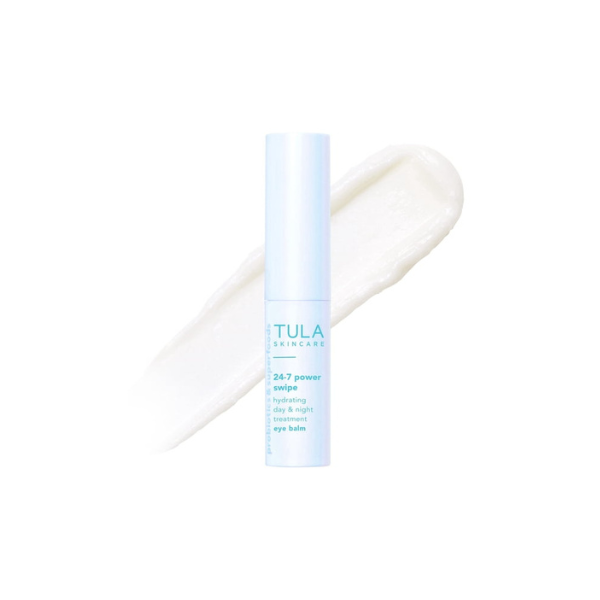 TULA Skin Care 24-7 Power Swipe Hydrating Day & Night Treatment Eye Balm, 0.23 oz