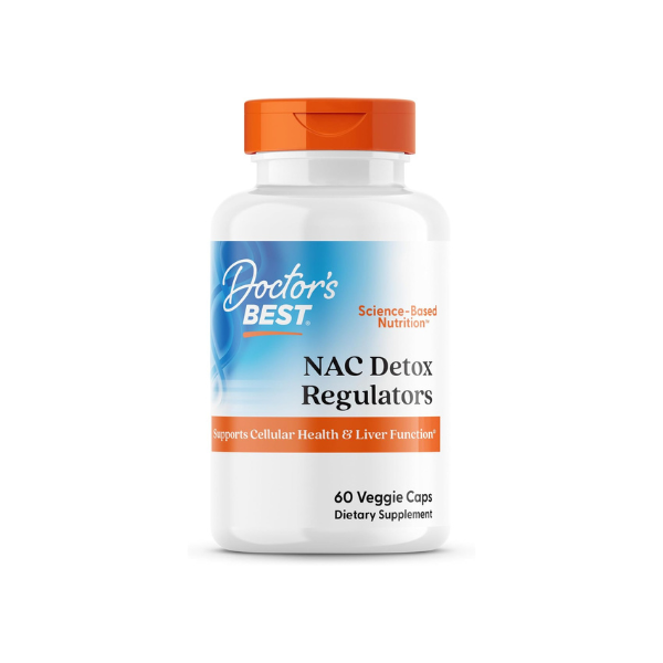 Doctor's Best NAC Detox Regulators Supplement for Men & Women, 60 Veg Caps