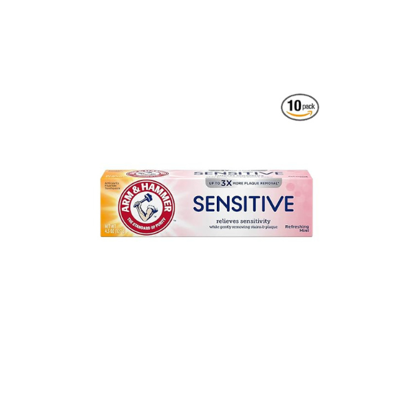 ARM & HAMMER Sensitive Teeth & Gums Toothpaste 4.5 oz (Pack of 10)