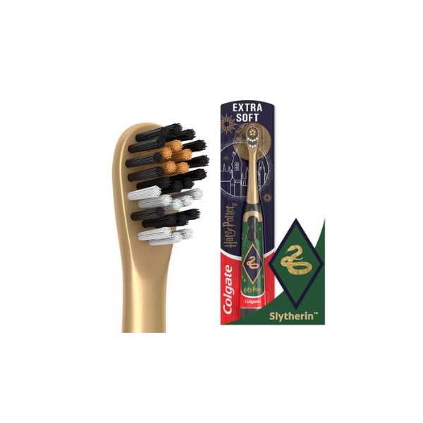 Colgate Harry Potter Slytherin Kids Battery Toothbrush, Extra Soft, 1 Pack