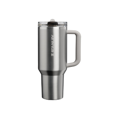 STANLEY Quencher ProTour Flipstraw Tumbler, 40 oz, Stainless Steel Ash