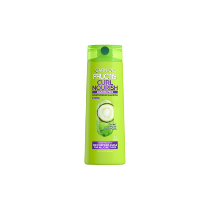 Garnier Fructis Curl Nourish Moisturizing Shampoo with Elasto Protein, 12.5 fl oz