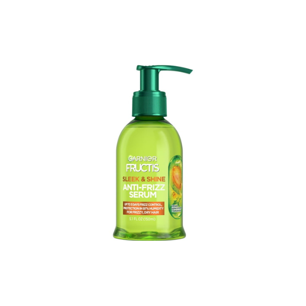 Garnier Fructis Frizz Control Hair Serum with Kera System Argan Oil, All Hair Types, 5.1 fl oz