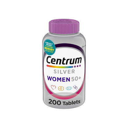 Centrum Silver Women's Multivitamin for Women 50 and Over, 200 Tablets