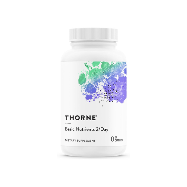 THORNE Basic Nutrients 2/Day, Vitamin & Mineral Formula, 60 Capsules