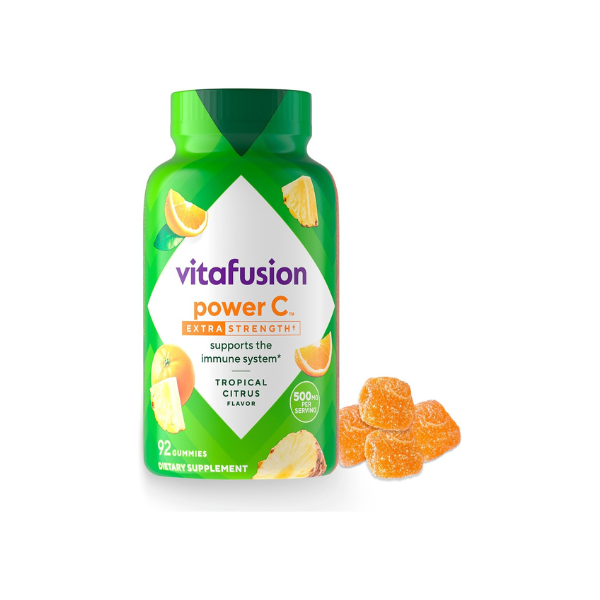 Vitafusion Vitamin C 500 mg Per 4 Gummies | 92 Gummy Vitamins