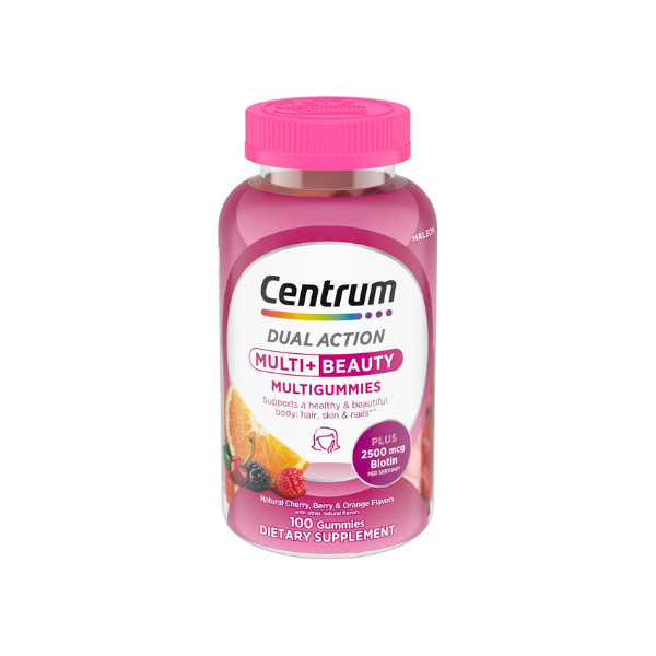 Centrum MultiGummies, Multi + Beauty, 100 Count