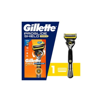 Gillette Fusion5 ProGlide Shield Power Men's Razor Handle With 1 Blade Refill