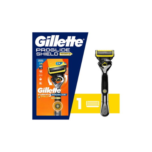 Gillette Fusion5 ProGlide Shield Power Men's Razor Handle With 1 Blade Refill