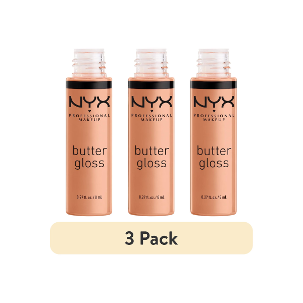 (3 pack) NYX Professional Makeup Butter Gloss, Fortune Cookie
