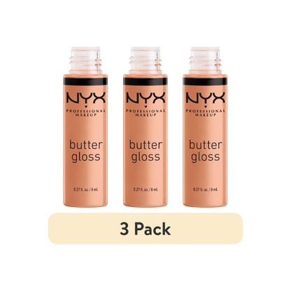 (3 pack) NYX Professional Makeup Butter Gloss, Fortune Cookie