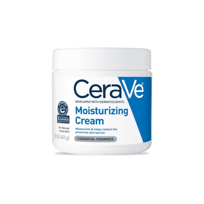 CeraVe Moisturizing Cream, Face & Body Moisturizer for Normal to Very Dry Skin, 16 oz